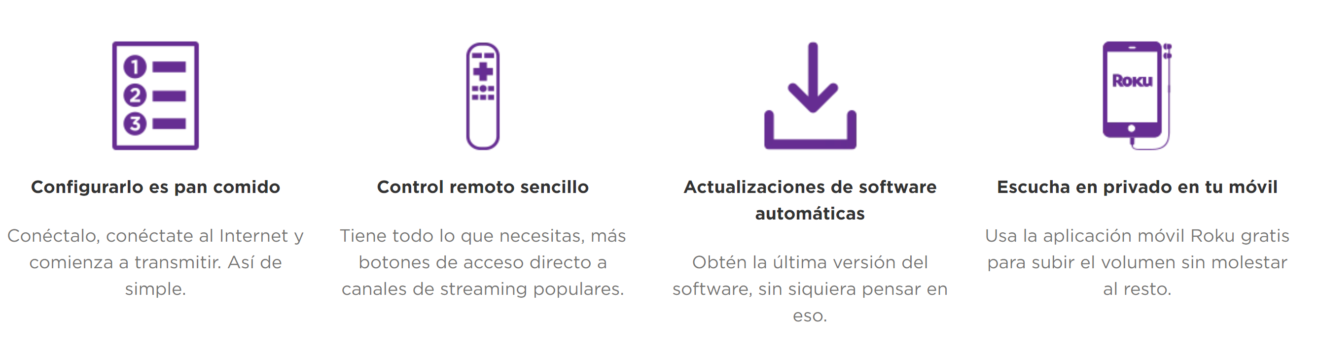 Roku, descripción de producto, streaming 